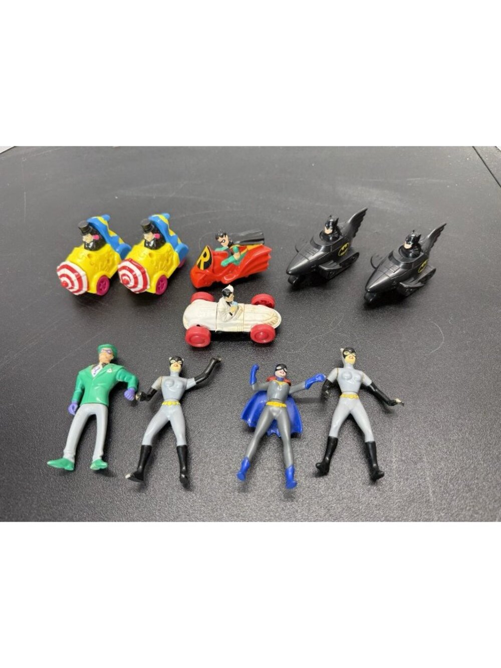 10 Vintage Batman DC Comics McDonald’s Happy Meal Toy Lot Joker Robin Catwoman
